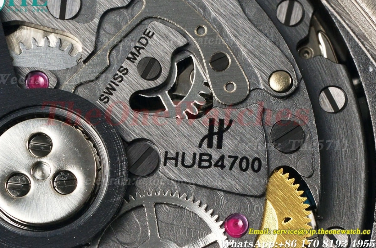 Mod BBF TI 42mm Dial Chrono Bang Spirit of Big A7750 Skeleton RU 1207